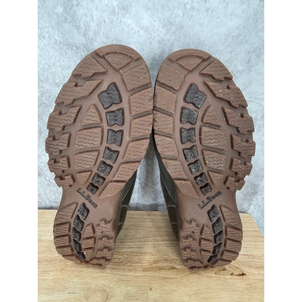 LL Bean Storm Chaser Tek2.5 Duck Shoes Mens 13 Brown Waterproof Slip On